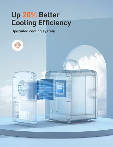 Transparent cooling system with improved efficiency.